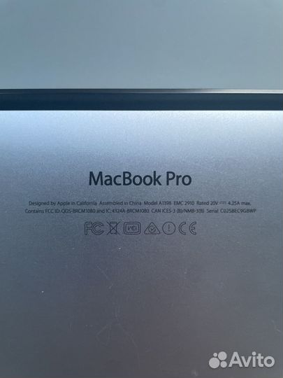Apple MacBook Pro 15 2015