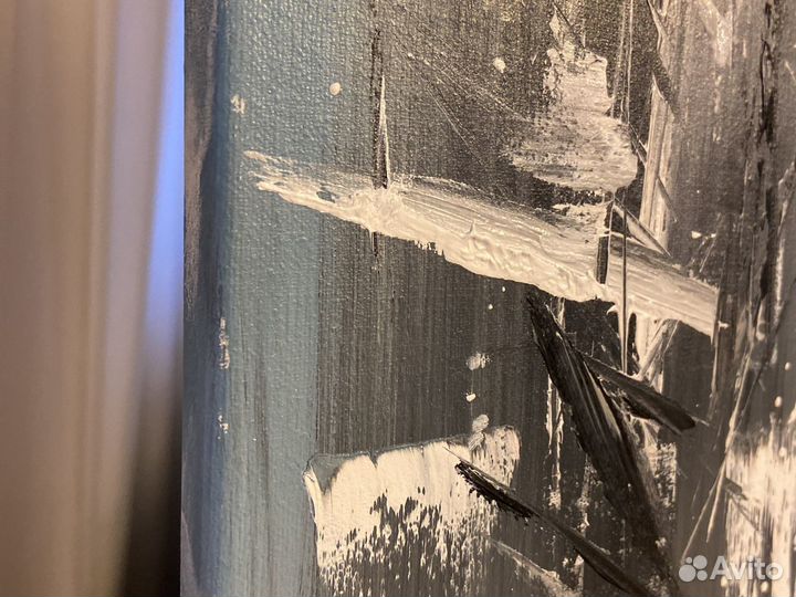 Картина маслом на холсте цветы