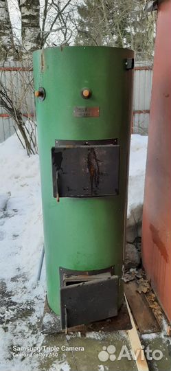 Твердотопливный котел длительного горения, б/у