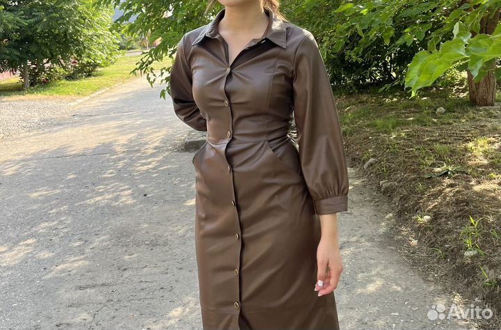 Халат кожаный Zara