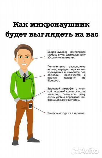 Микронаушник аренда