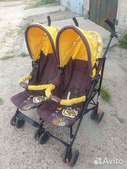 Коляска трость для двойни или погодок