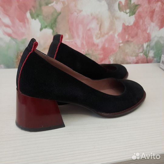 Туфли женские натуральная замша