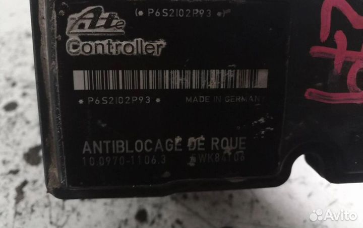 Блок абс 9641965380 Citroen C3 2010 - 2016 года