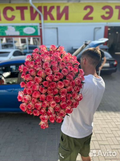 Цветы с доставкой, розы