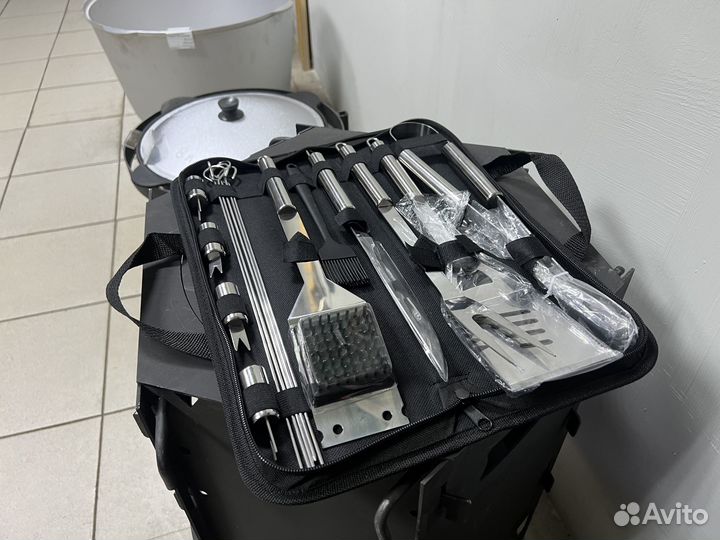 Набор для барбекю в сумке Большой