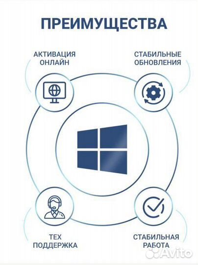 Ключ windows 10 pro лицензия microsoft x64 x32