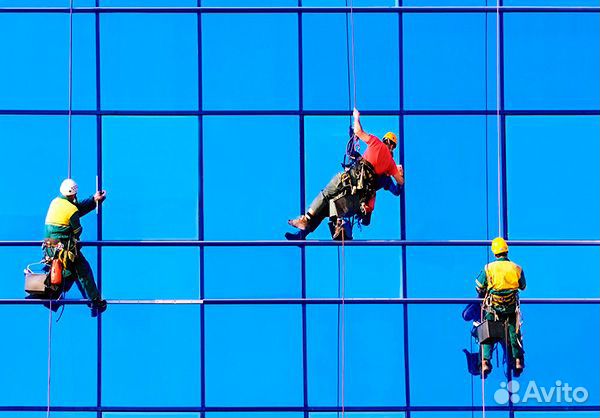 Мойка окон и фасадов