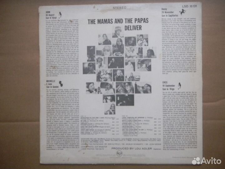 The Mamas And The Papas Deliver Germ. RCA 67 EX