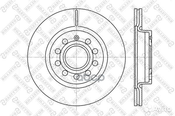 6020-4787V-SX диск тормозной передний Audi A3