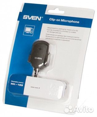 Микрофон - клипса sven VK-155 новый