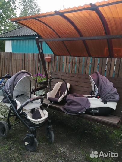 Коляска 3 в 1 бу