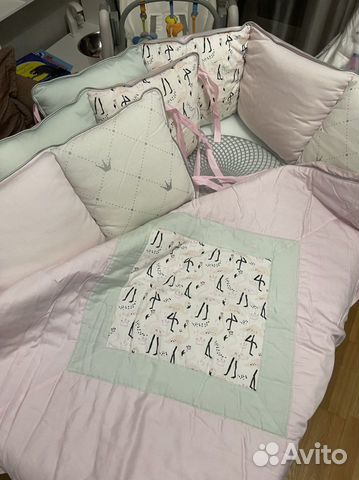 Одеяло и Бортики на детскую кроватку