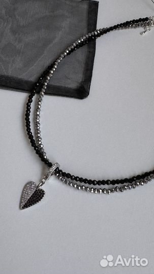 Чокер колье серьги