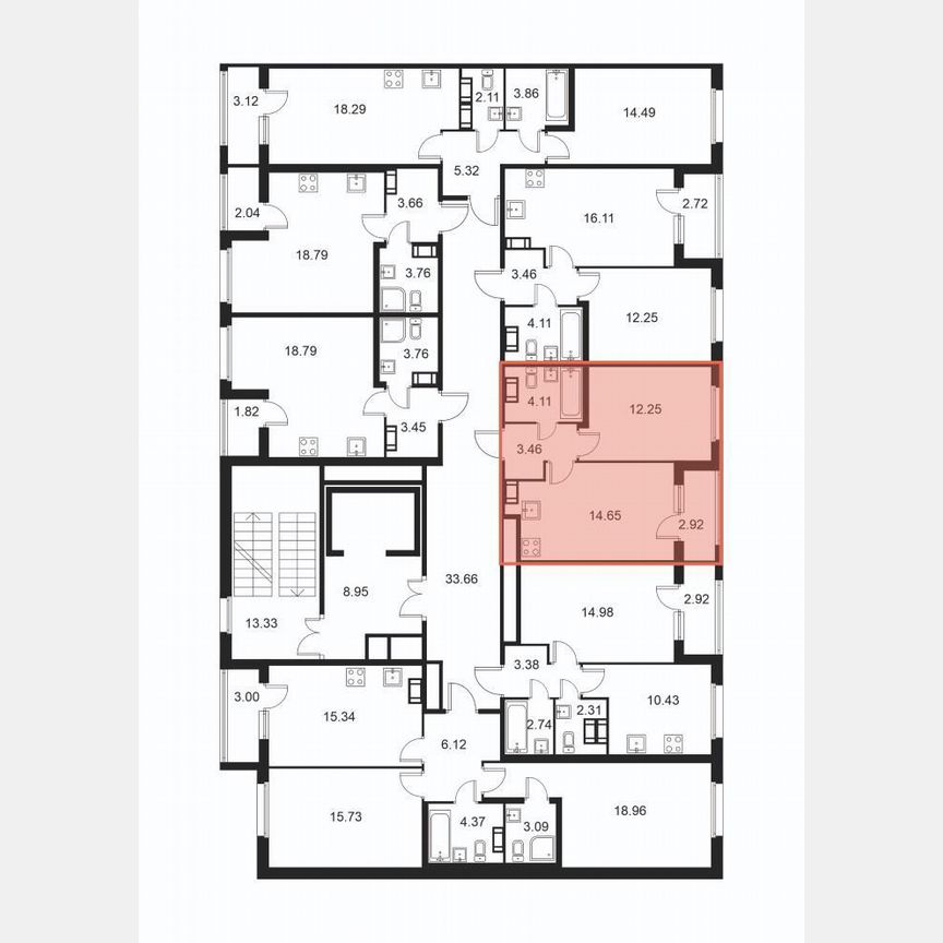 1-к. квартира, 35,9 м², 5/9 эт.