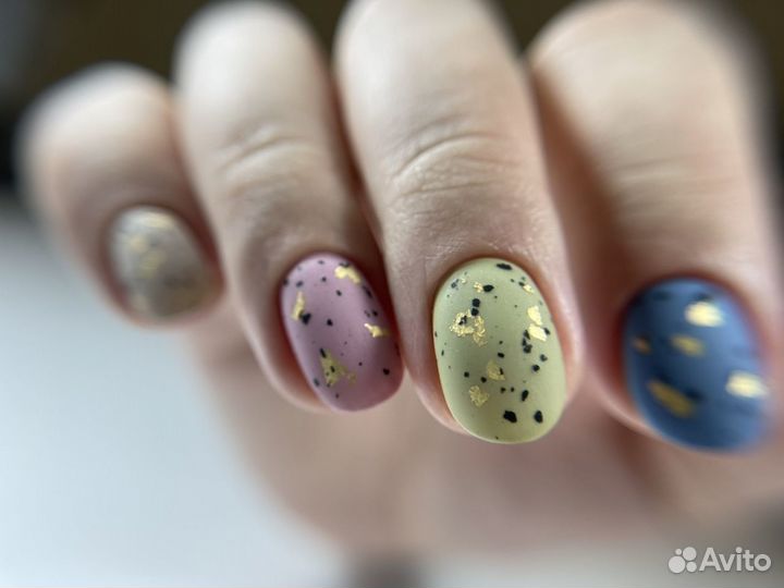 Комбинированый маникюр+ выравнивание зеленоград