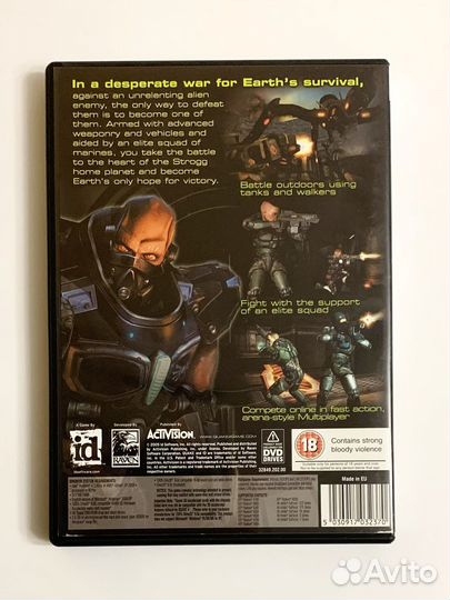 Quake 4 зарубежная лицензия DVD-box