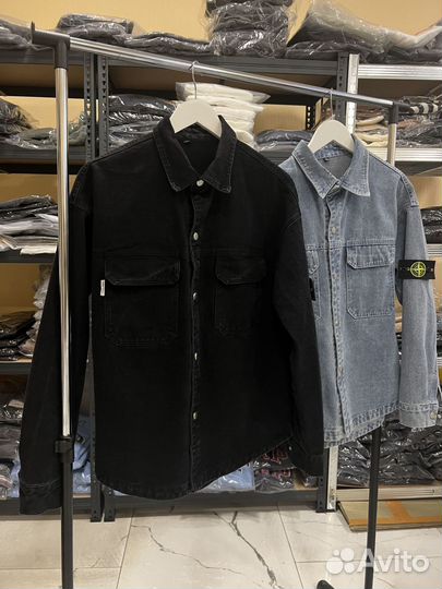 Джинсовки Stone Island (Черный,Синий)