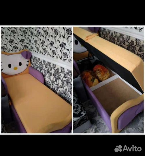 Кроватка Hello Kitty