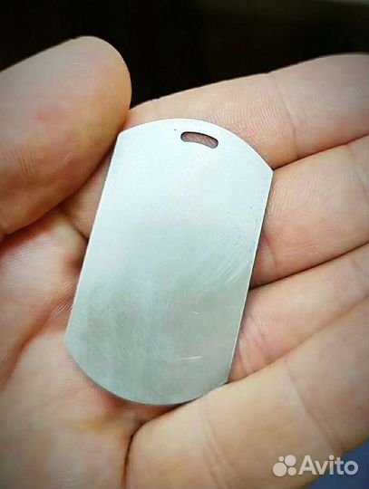 Жетон армейский Титан под гравировау