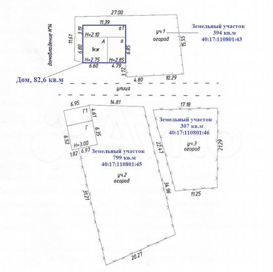 Дом 82,6 м² на участке 30 сот.