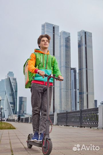 Курьер на самокате без опыта