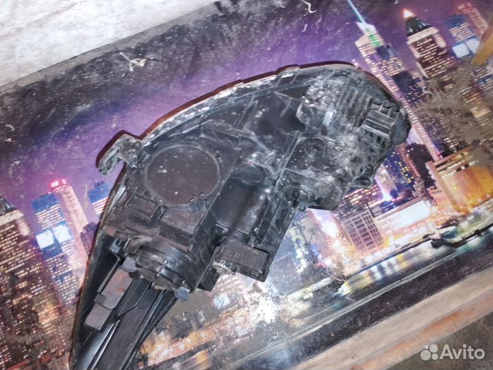 Hyundai solaris фара правая