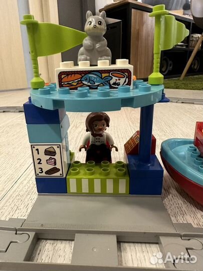 Lego duplo Town 10875 Грузовой поезд