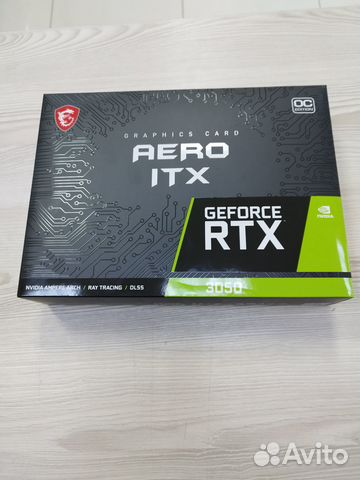 Видеокарта MSI GeForce RTX 3050 aero ITX 8G OC