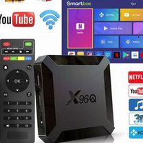 Бесплатное тв,anroid SMART tv приставка X96Q 2/16