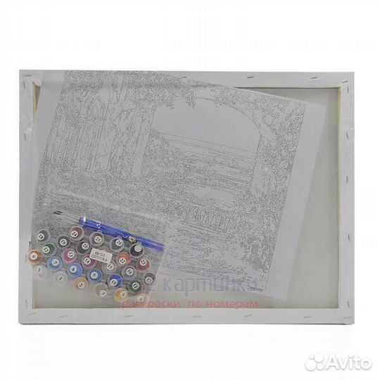 Картина по номерам 40x50 Букет домашних пионов