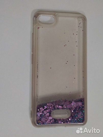 Жидкий переливающийся чехол с блестками для Xiaomi