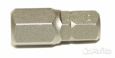 Бита 10мм, шестигранная 8 мм, 30 мм s2 материал