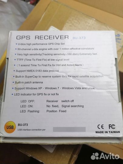 Usb gps приемник BU-373