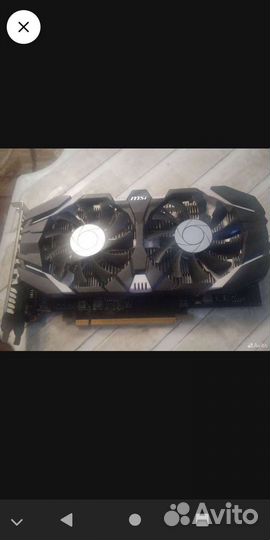 Видеокарта gtx 1050 OC MSI
