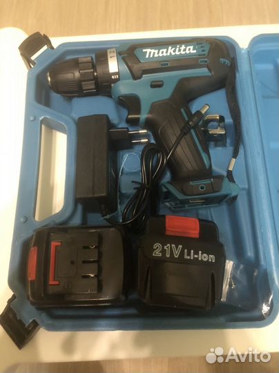 Аккум. Шуруповерт Makita 21v-2ah Гарантия, доставк