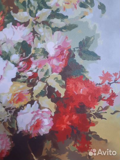 Картины по номерам раскрашенная