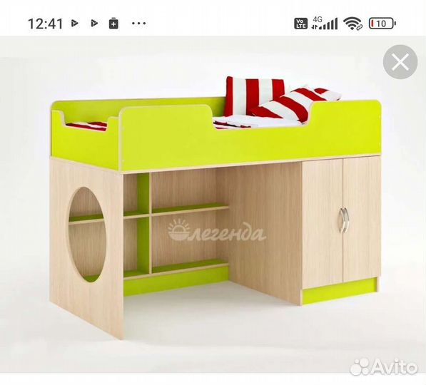 Детская кровать чердак