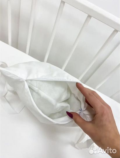 Комплект постельного с бортиками в кроватку