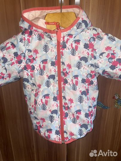 Куртка даусторонняя для девочки