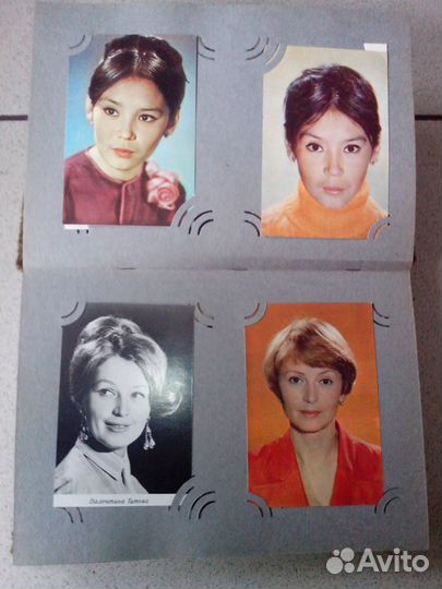 Альбом с открытками-фото актеров