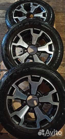 Комплект летних колес на ниву