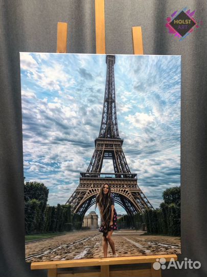 Портрет по фото на холсте