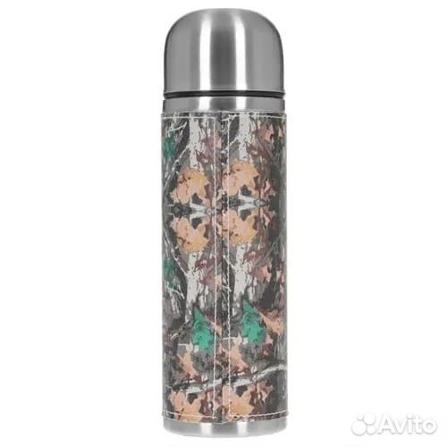 Термос 1 л в оплётке Арктика (108-1000Х), хаки