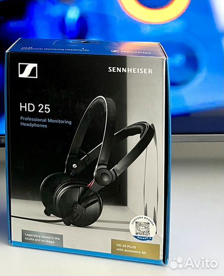 Наушники sennheiser hd 25 black (черные) в наличии