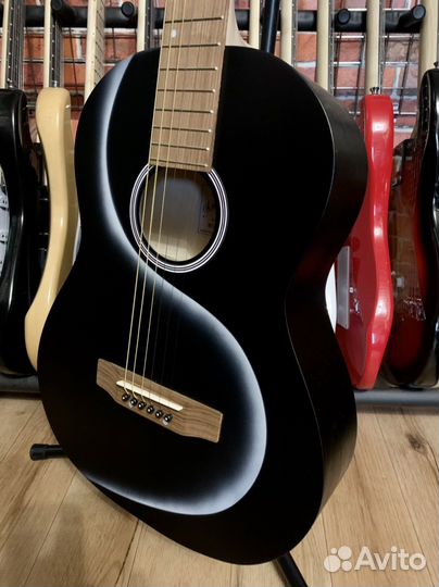 Акустическая Гитара + Чехол (Широкий гриф)