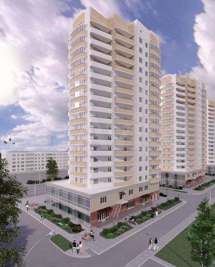 3-к. квартира, 101 м², 9/17 эт.