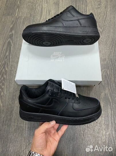 Кроссовки Nike Air Force 1 Black (36-45)