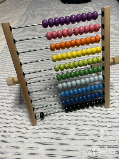 Счеты игрушка икея деревянные