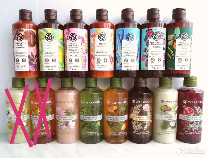 Гели, Молочко, спреи Ив Роше